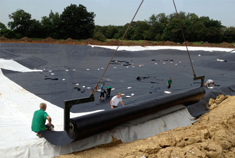 HDPE Single-Sided Textured Geomembrane