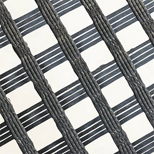 Fiberglass Geogrid Composited Geotextile