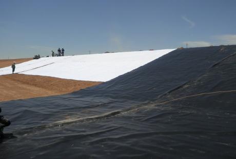 Staple Fiber Geotextile Composite Geomembrane