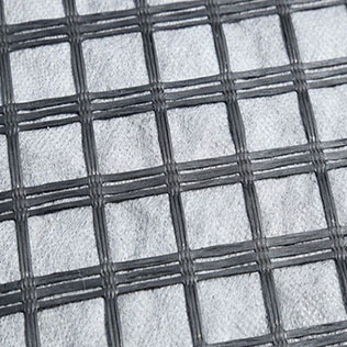 Fiberglass Geogrid Composited Geotextile