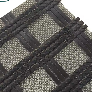 Warp Knitted Polyester grid Composite Geotextile